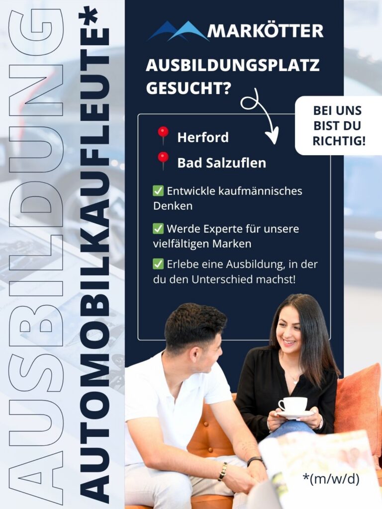 Stellenausschreibung Automobilkaufleute