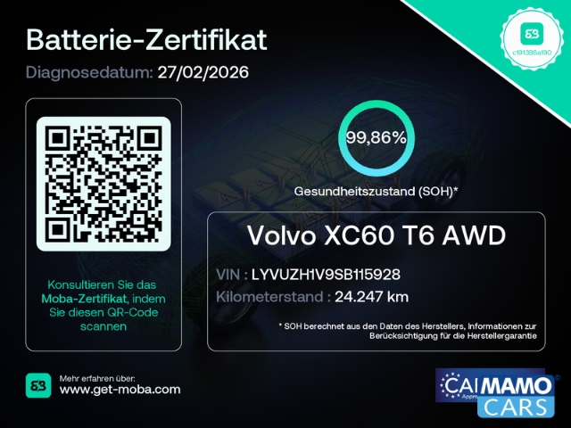 Fahrzeugabbildung Volvo XC60 T6 AWD Plus Dark ACC/BLIS/360°/HUD/PANO
