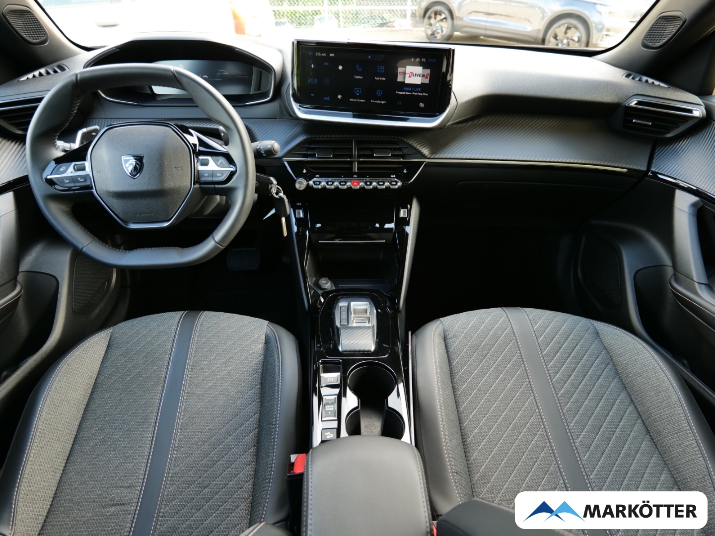 Fahrzeugabbildung Peugeot 2008 1.2 Hybrid 145 Allure Black Apple/LED/Sitzhz