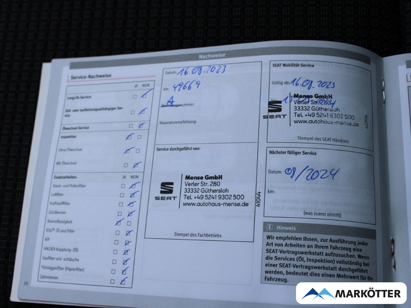 Fahrzeugabbildung SEAT Leon ST FR PDC/NAVI/PANO/BT/SHZ