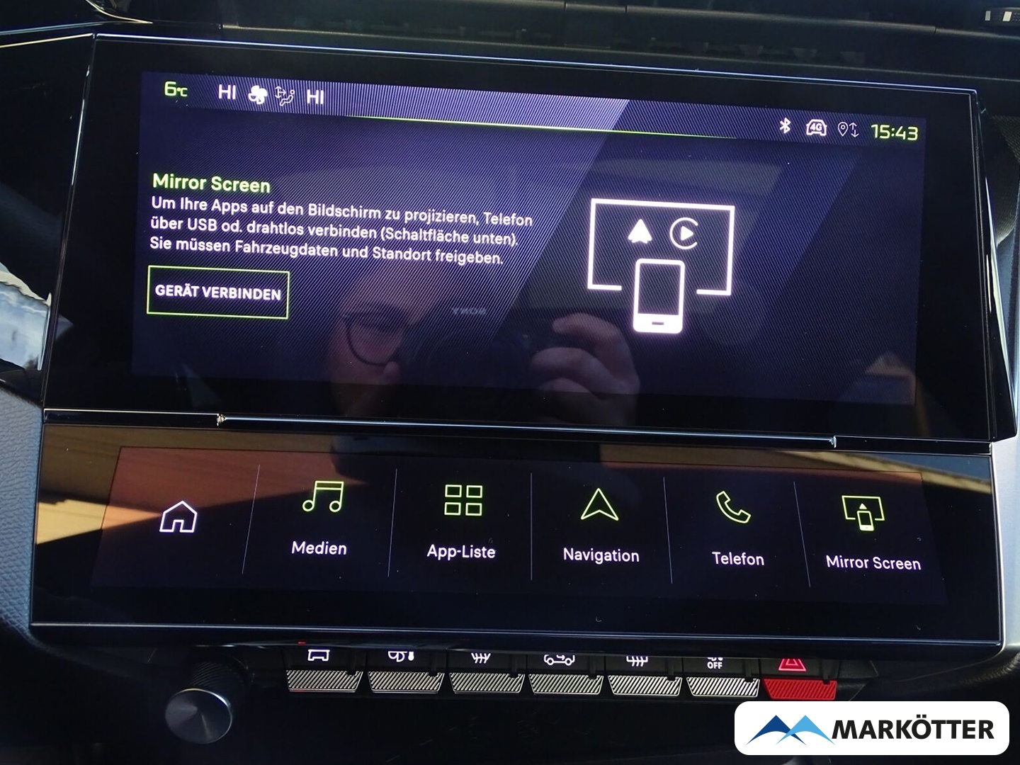 Fahrzeugabbildung Peugeot 308 SW Hybrid 145 GT Facelift, Alcantara, Premium, Surrounding,