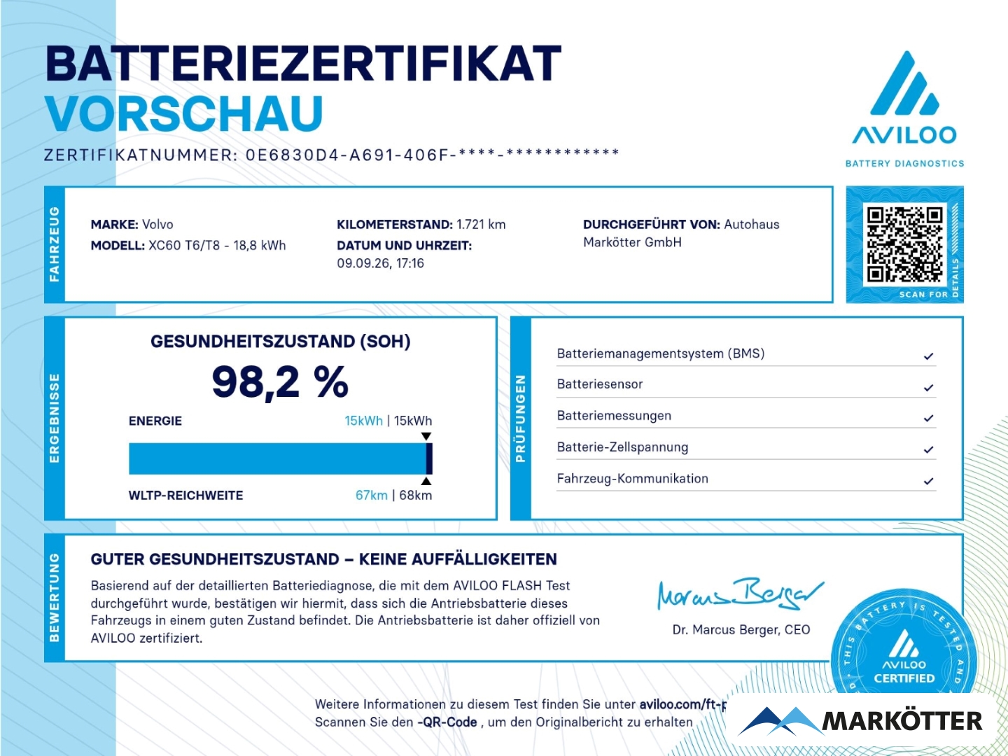 Fahrzeugabbildung Volvo XC60 T6 AWD Recharge Ultra Dark FOUR-C/PANO/STHZ
