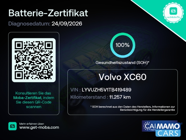 Fahrzeugabbildung Volvo XC60 T8 Plus Bright AWD ACC/BLIS/FSH/CAM