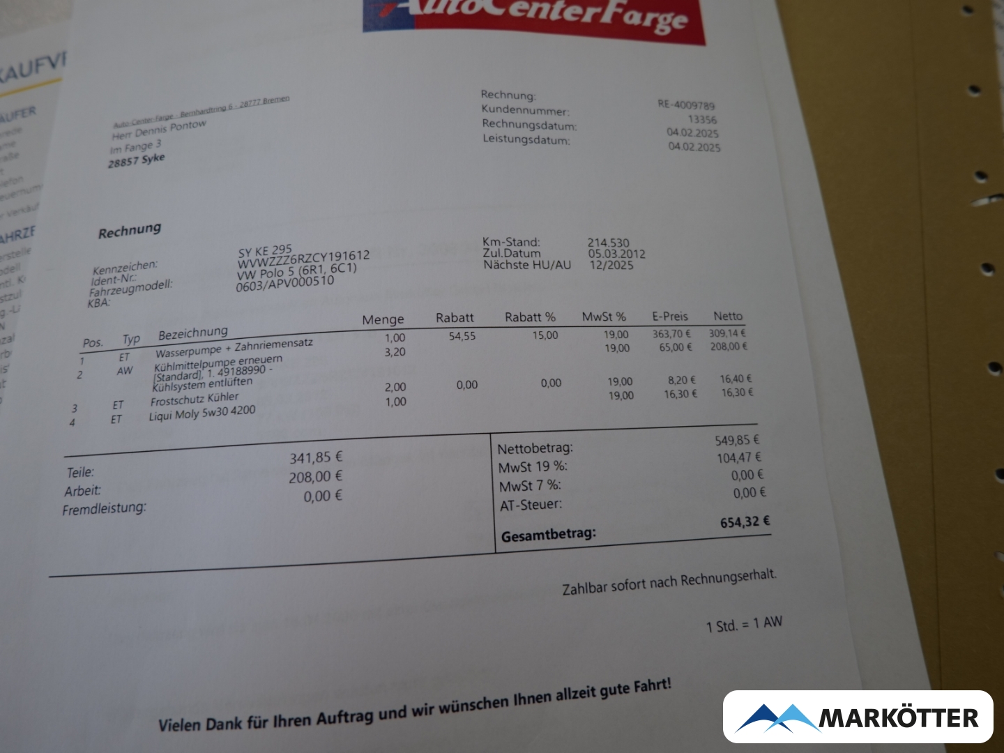 Fahrzeugabbildung Volkswagen Polo V 1.6 TDI Style /HU 03.2028/Ganzjahresreifen/