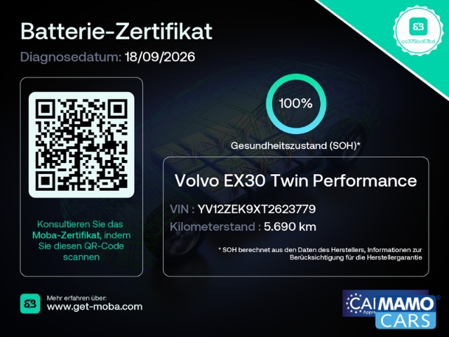 Fahrzeugabbildung Volvo EX30 Ultra Twin Performance WP/ACC/PANO/SHZ/360°