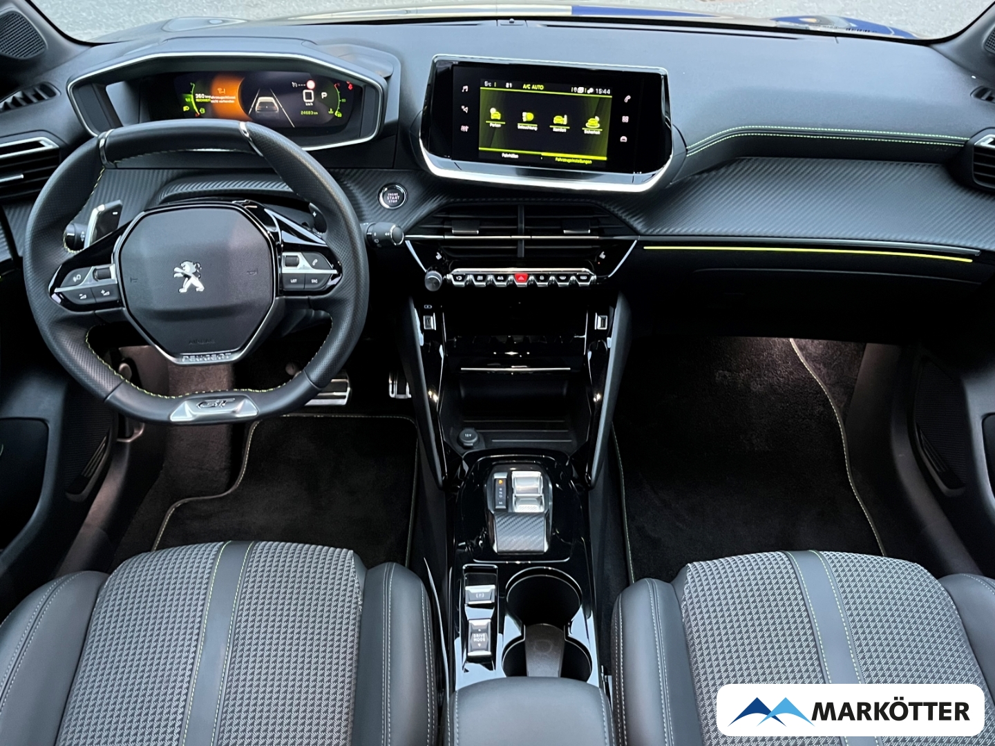 Fahrzeugabbildung Peugeot 208 GT Totwinkel/Ambiente/Kamera