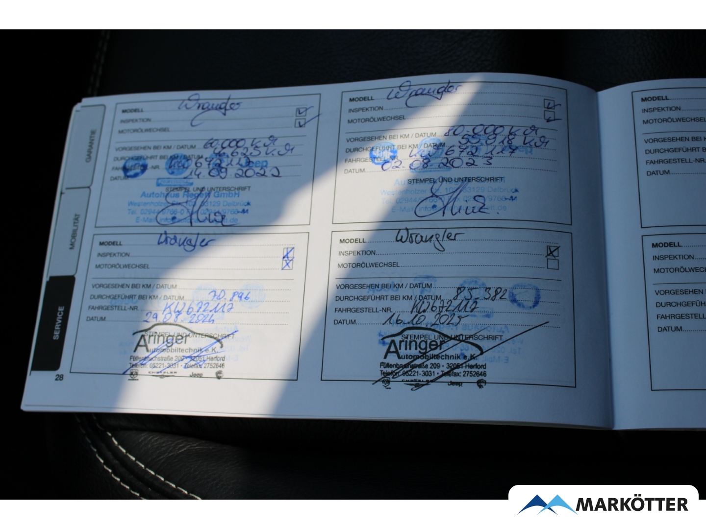 Fahrzeugabbildung Jeep Wrangler Unlimited Sahara 2.2 AHK/BLIS/SHZ/CAM