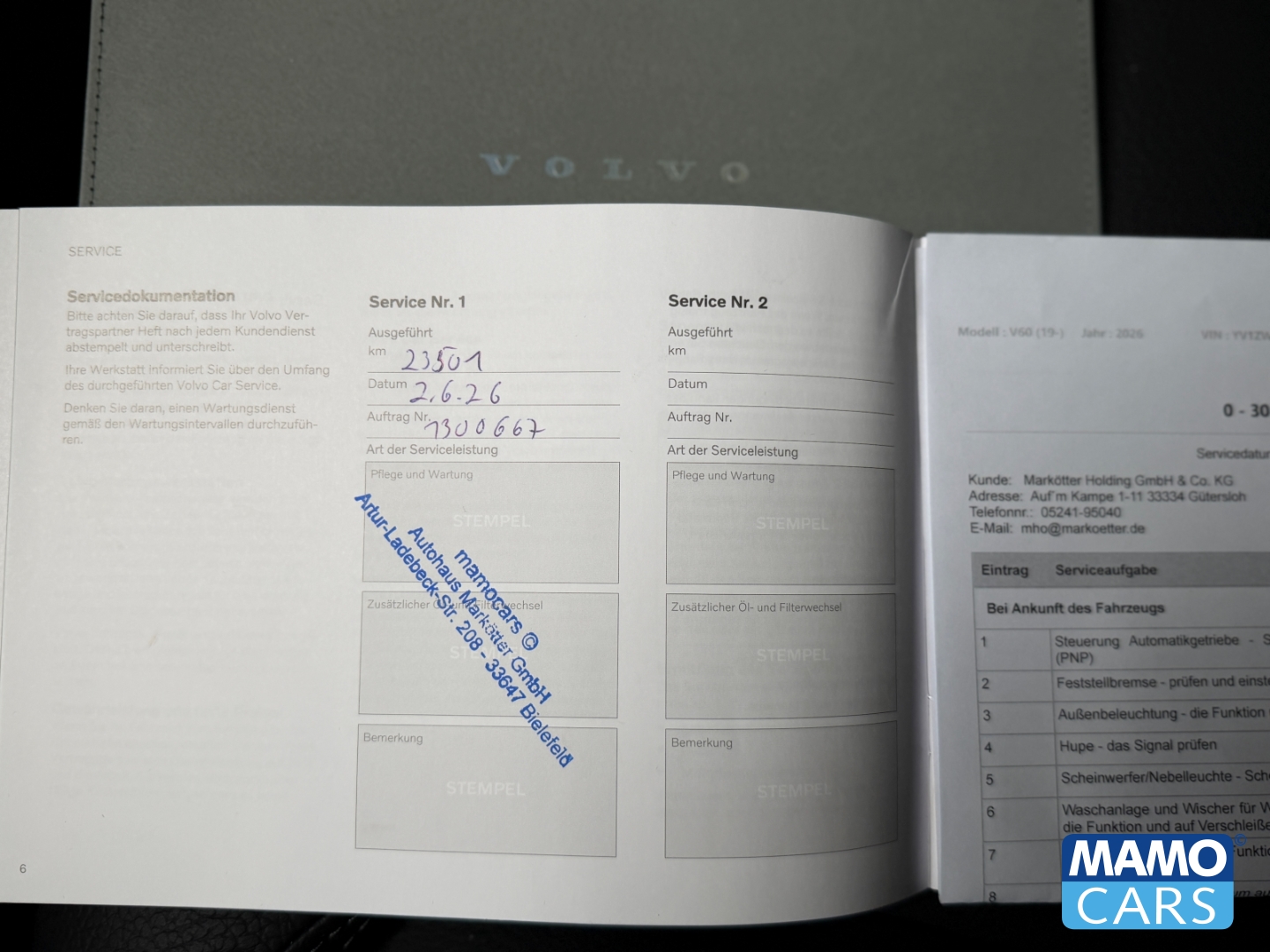 Fahrzeugabbildung Volvo V60 B4 Plus Dark ACC/BLIS/HUD/360°/PANO