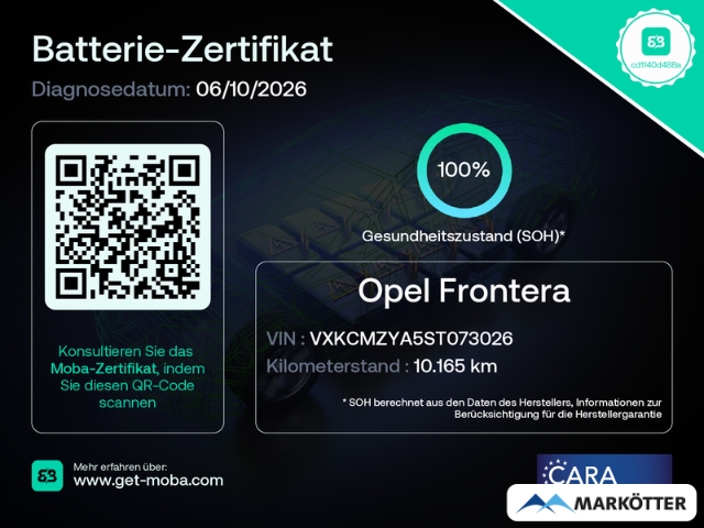 Fahrzeugabbildung Opel Frontera Electric GS 83 kW PDC/NAVI/SHZ/11kW